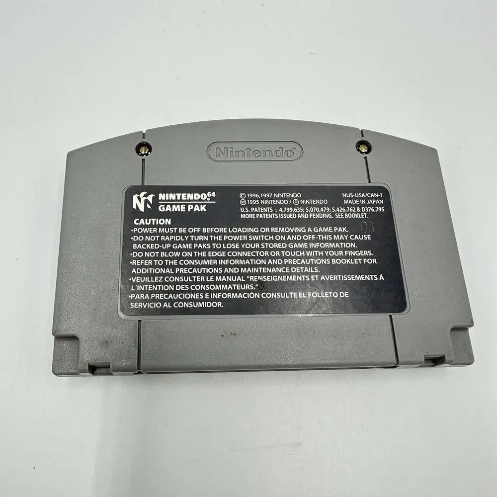 007 The World Is Not Enough (Nintendo 64, 1997) N64 Tested Works Great Gray Rare